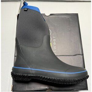 MCIKCC Kids Rubber Rain Waterproof Pull On Snow Wellies Boots Size 6 NEW